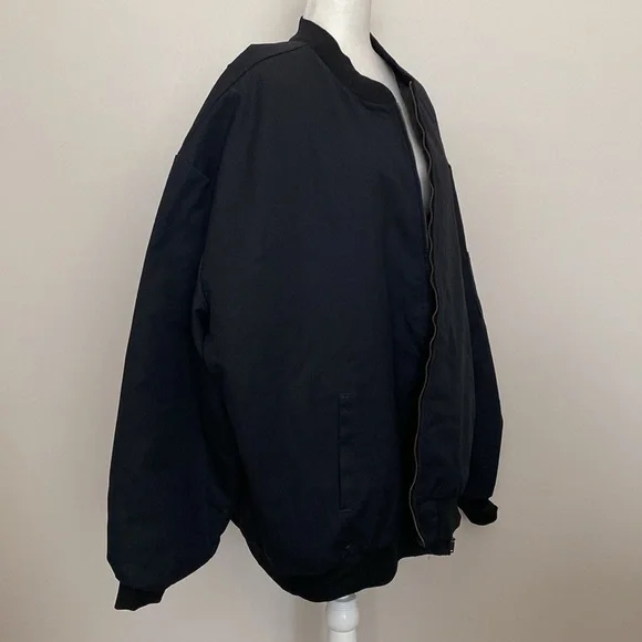 NWOT Red Cap workwear Men's Black Bomber Jacket